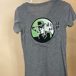 RARE grey dutch bros shirt